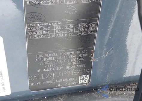 2023 Land Rover Defender 110 X-Dynamic Se from USA, damaged, VIN SALE27EU3P2142404